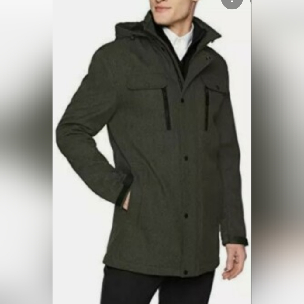 Marc New York Andrew Marc NWT Doyle Hooded Rain Jacket